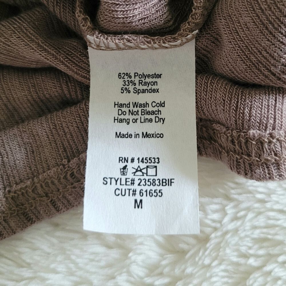 W5🖐️ by Anthropologie Ribbed Tie🎀 Bottom T - Picture 6 of 14